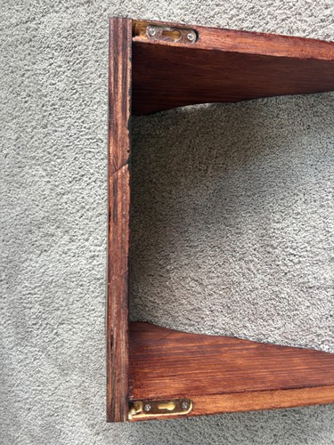 Vintage hanging wall shelf - vintage,